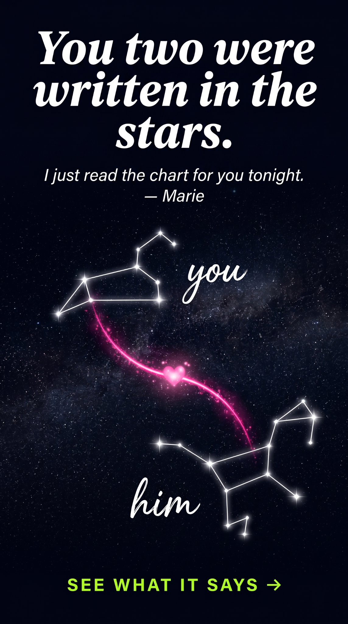 Try Psychic Marie Facebook ad