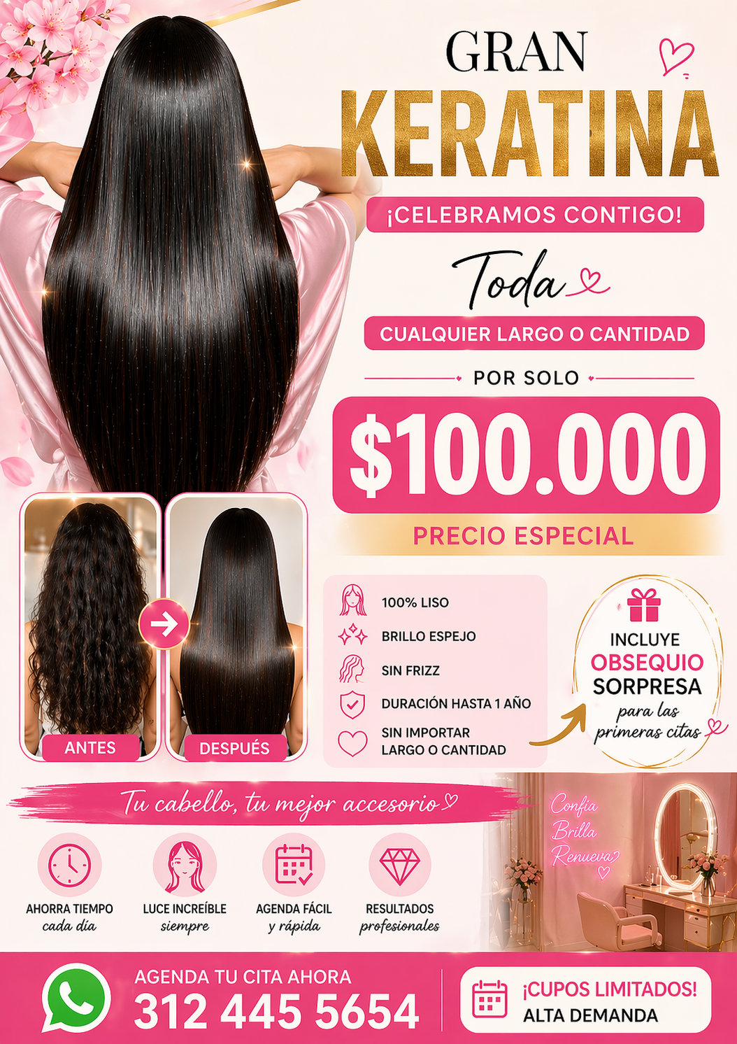 AndresKeratinas Facebook ad: Los mejores
