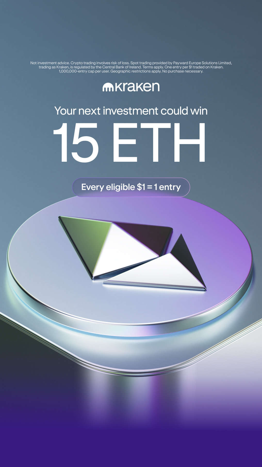 Kraken Digital Asset Exchange Facebook ad