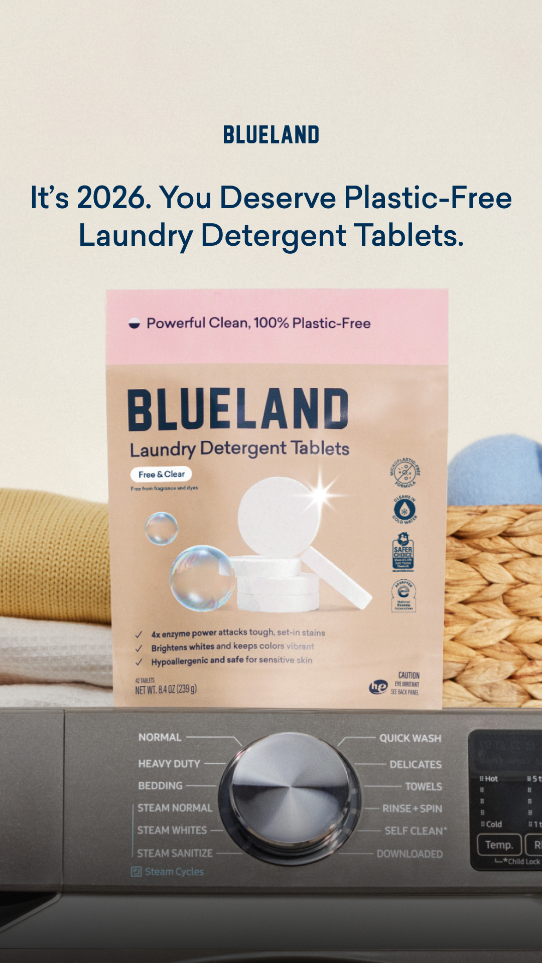 Blueland Facebook ad
