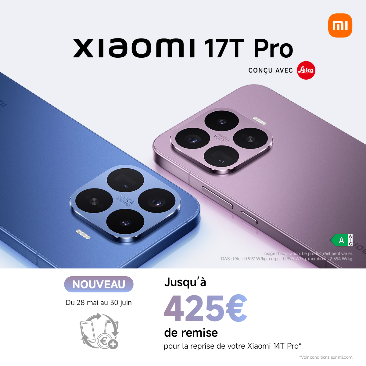 Les Numériques Facebook ad: XIAOMI 17T Pro