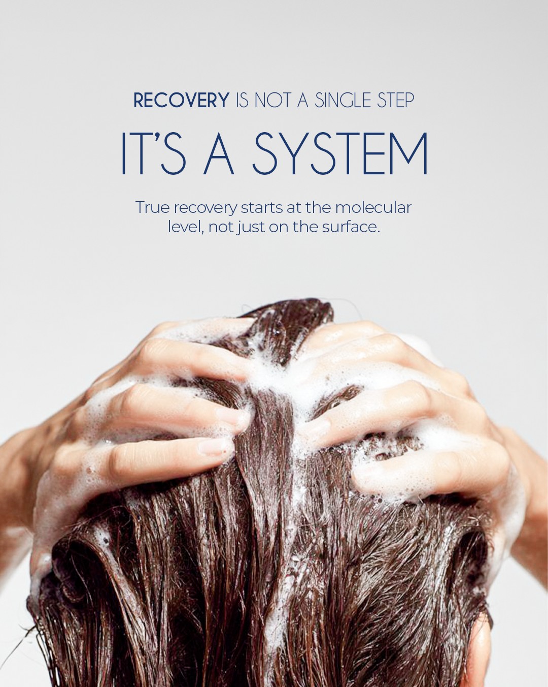 Brazilian Hairtech Facebook ad: Professional recovery is built step by step.
