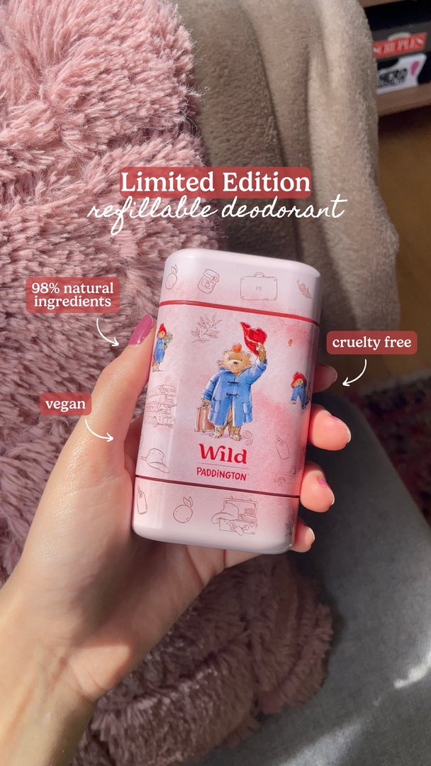 Wild Facebook ad: 24hr odor protection from Wild