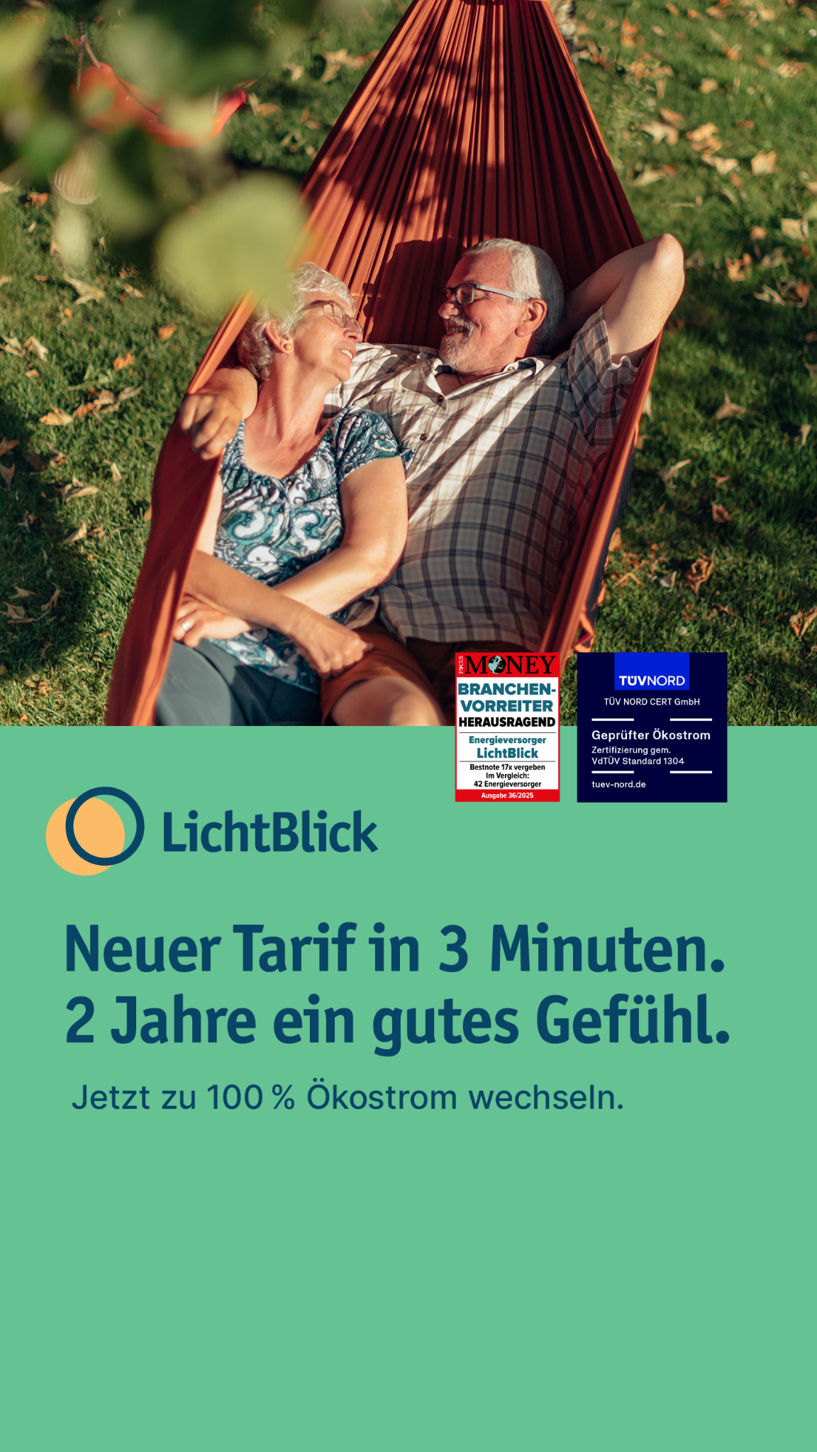 LichtBlick Facebook ad