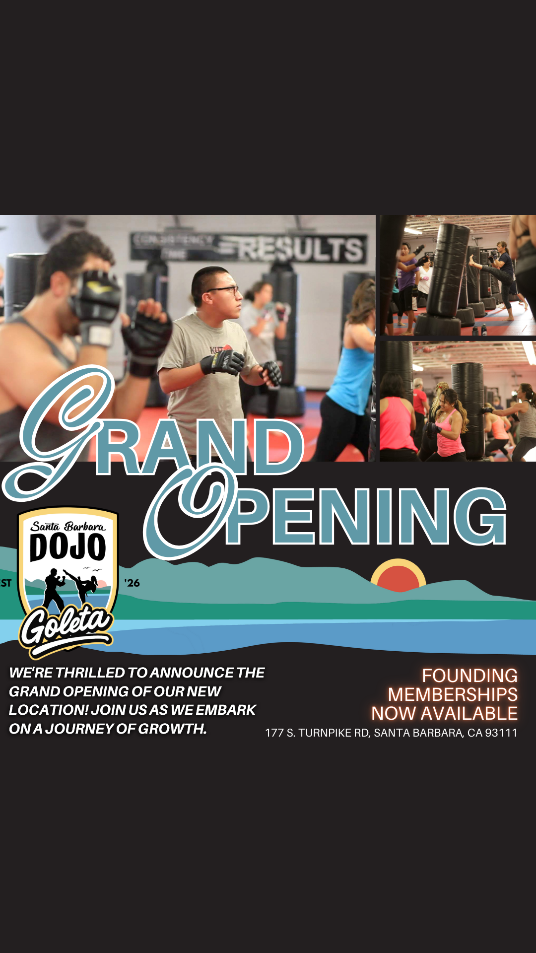 Goleta Dojo Facebook ad from Dec 30, 2025