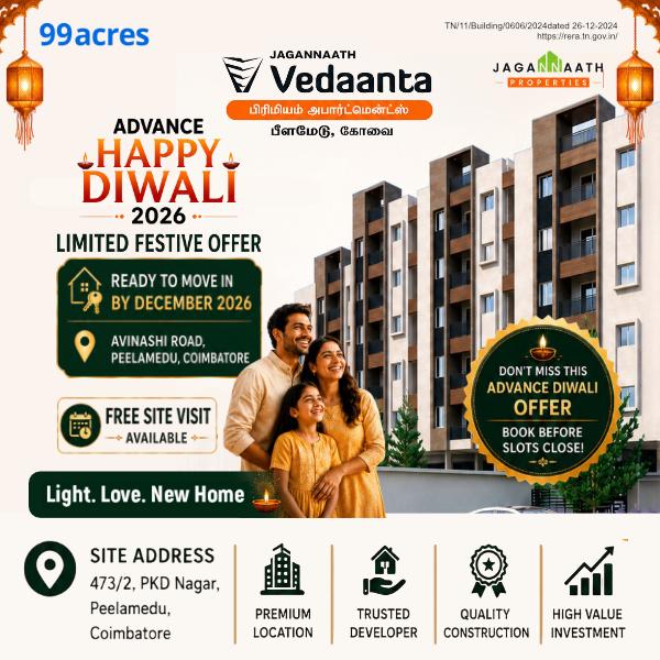 99acres New Projects Facebook ad