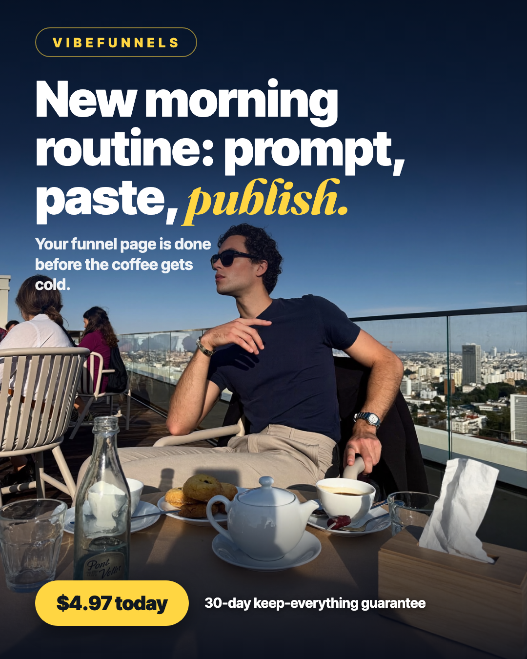 VibeFunnels Facebook ad