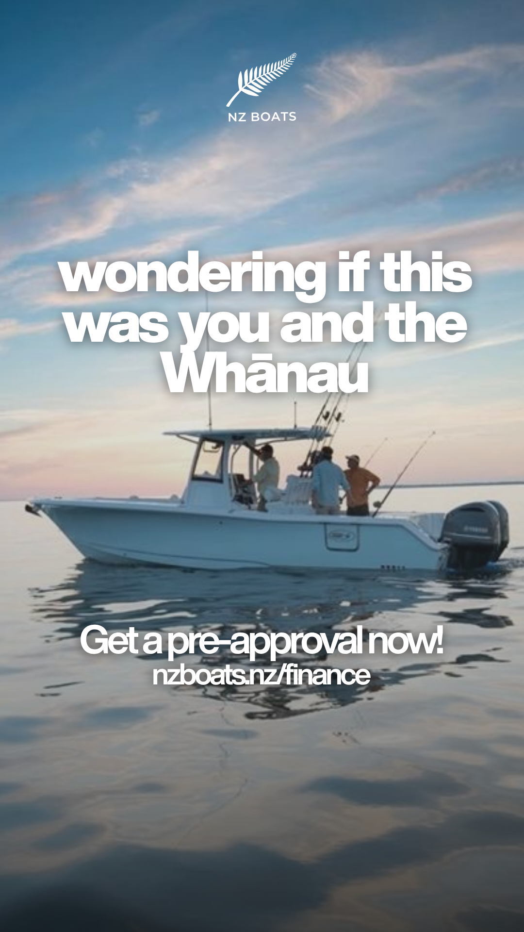 NZ Boats Facebook ad from Oct 20, 2025