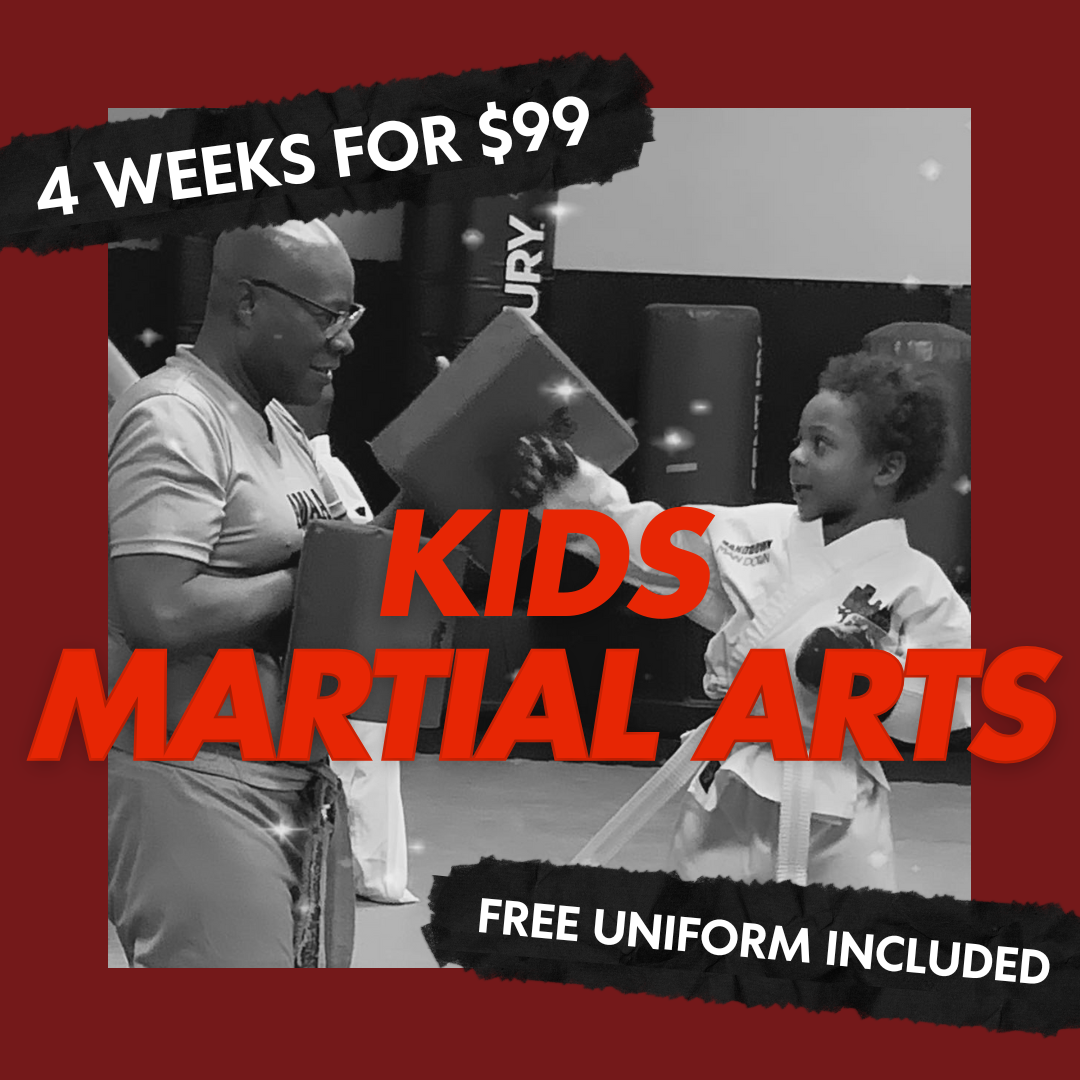 Atlanta Martial Arts Academy Facebook ad: 4 Weeks of Classes + Uniform for only $99