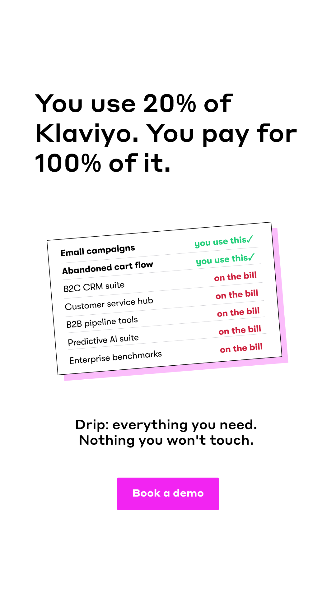 Drip Email Marketing for Ecommerce Facebook ad