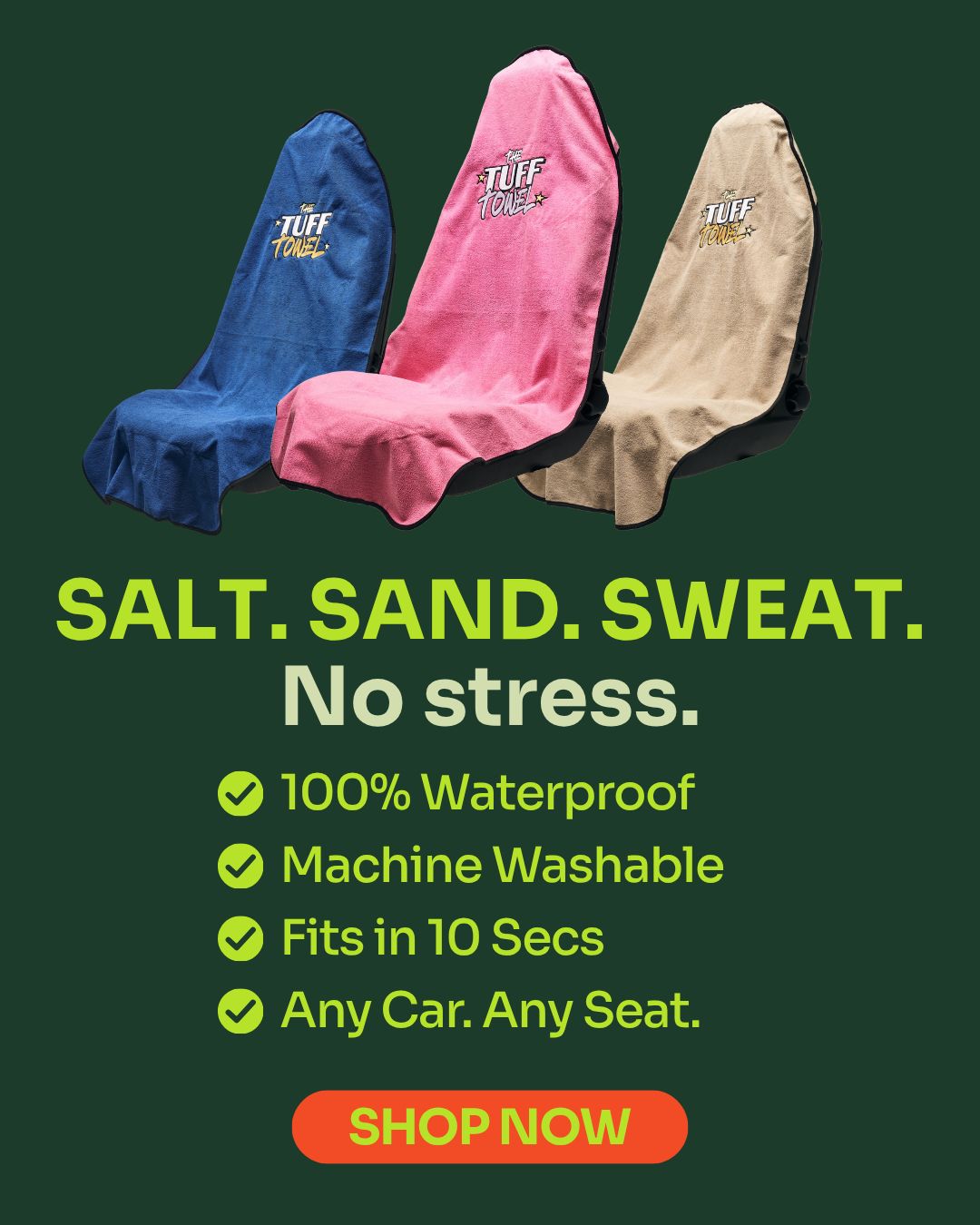 The Tuff Towel Facebook ad