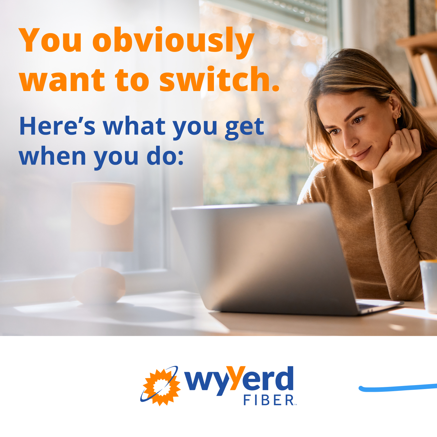 Wyyerd Fiber Facebook ad: Wyyerd isn’t a big telecom company pretending to…