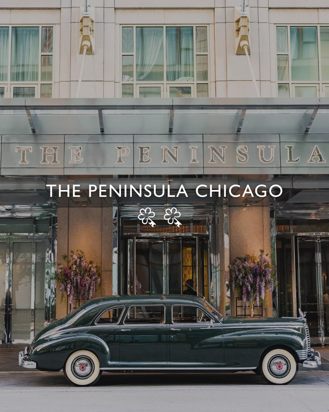 The Peninsula Chicago Facebook ad: We are honored to represent Chicago among this…