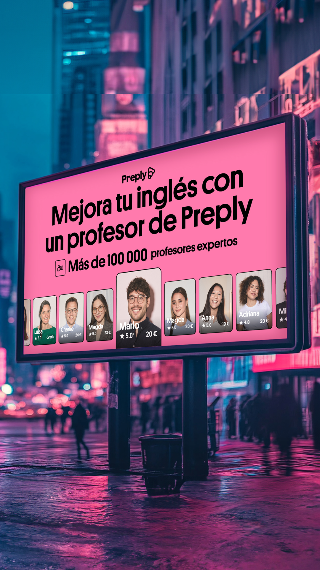 Preply Facebook ad