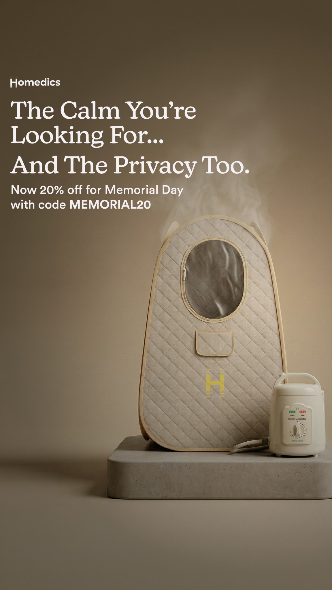 Homedics Facebook ad