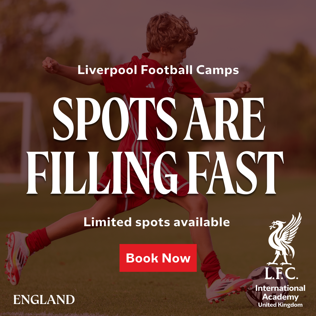 Liverpool FC Camps in UK Facebook ad: Liverpool FC Camps
