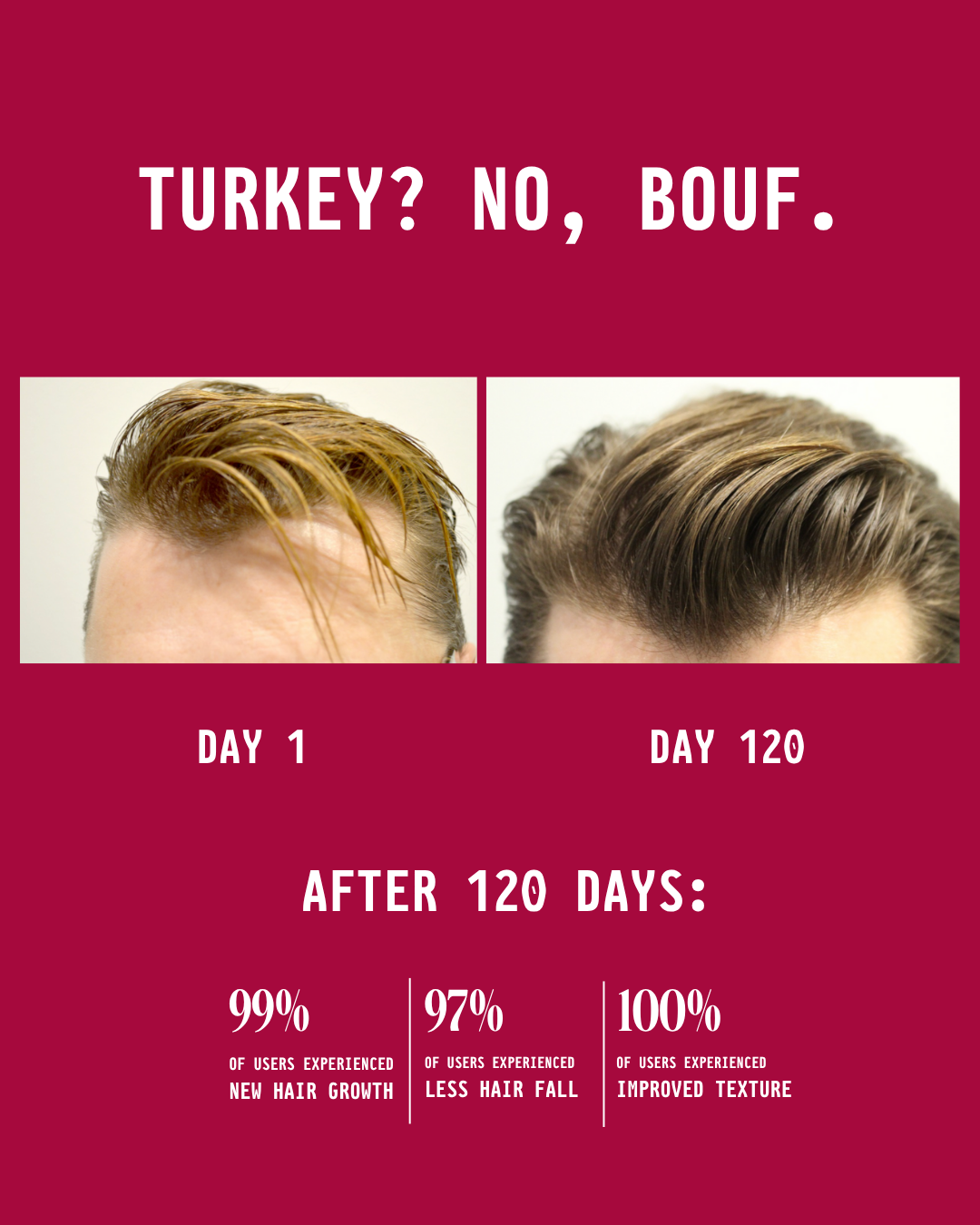Bouf Haircare Facebook ad