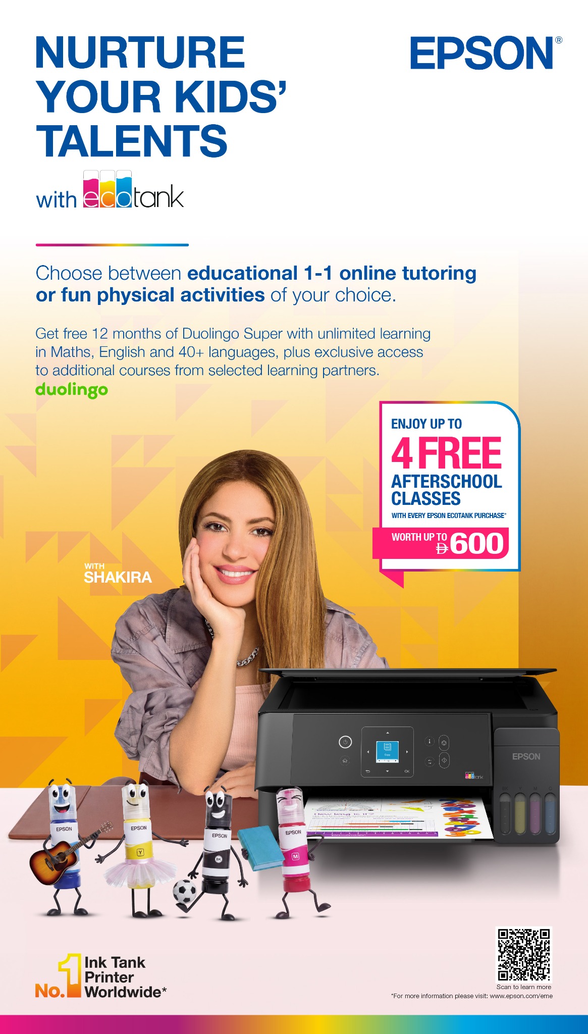 Epson Middle East Facebook ad