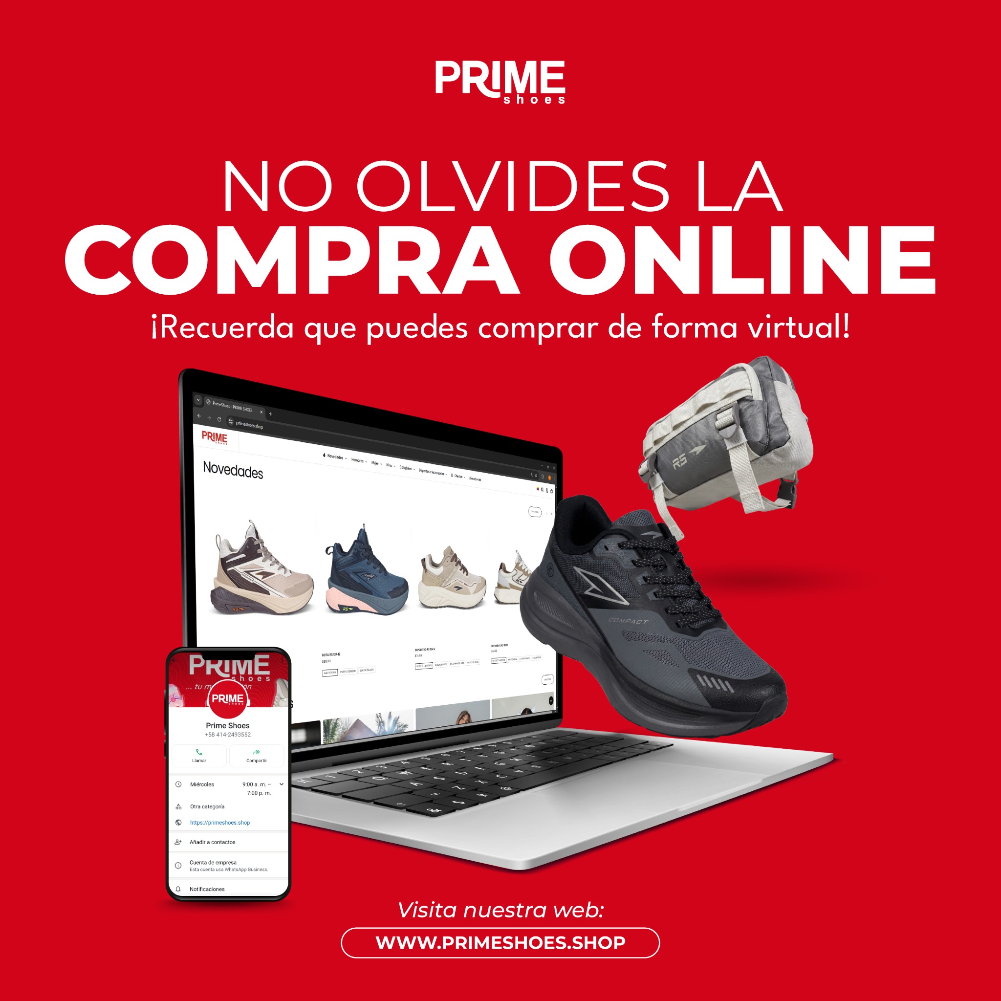Prime Shoes Web Facebook ad