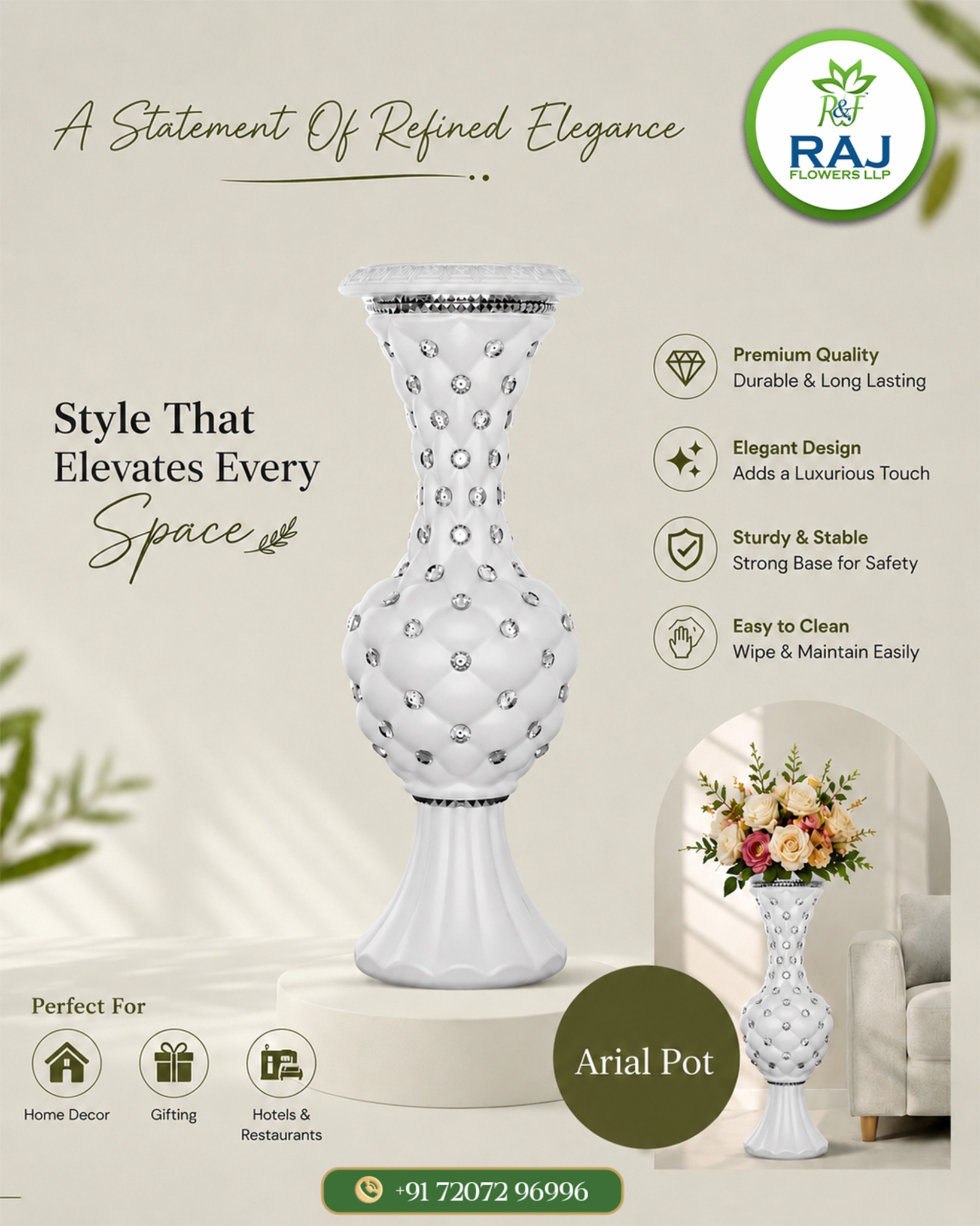 Raj Flowers LLP Facebook ad