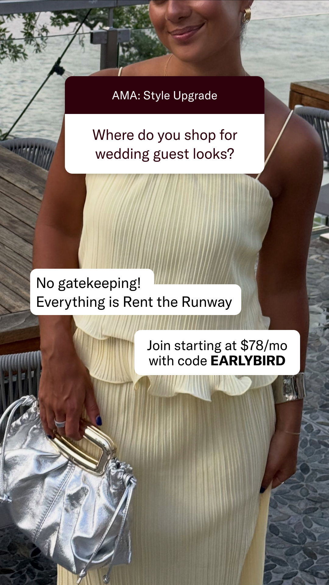 Rent The Runway Facebook ad