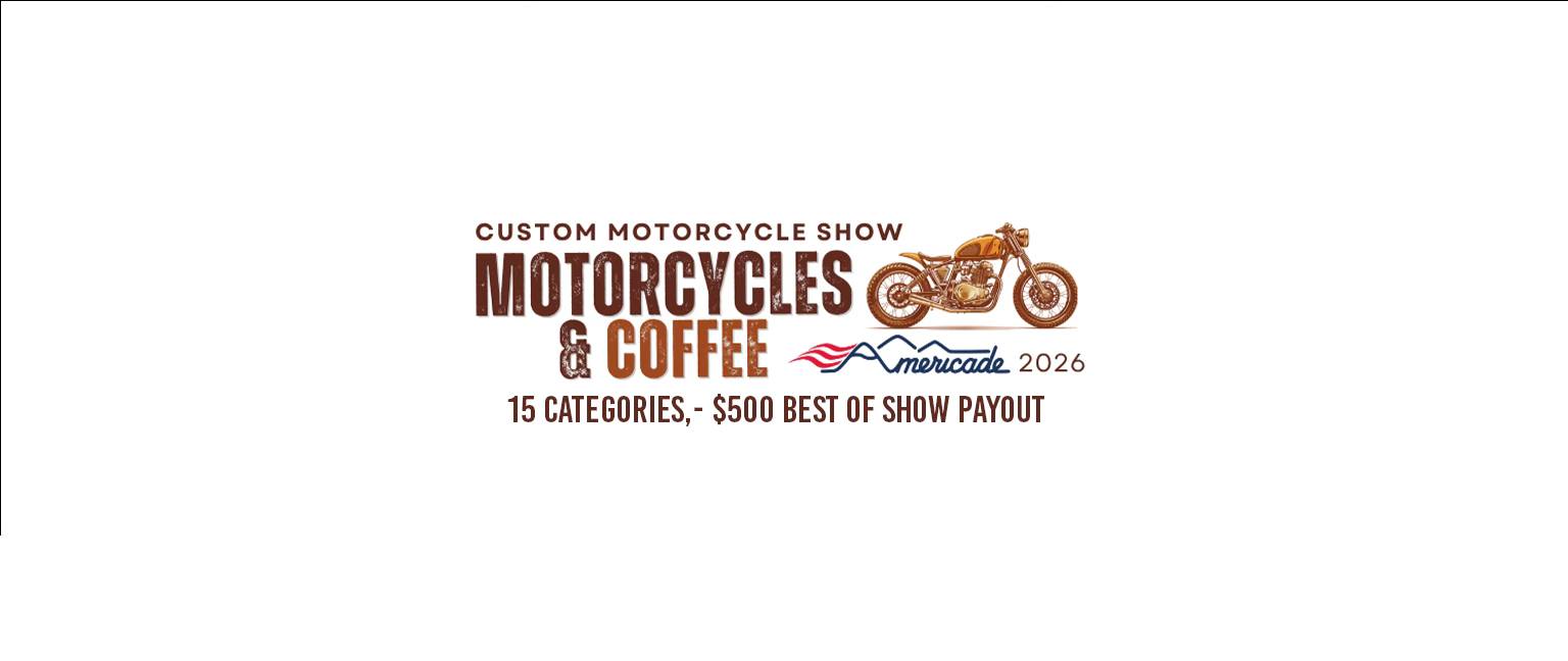 Motorcycles & Coffee Facebook ad: Americade Custom Motorcycle Show Presented by Motorcycles…