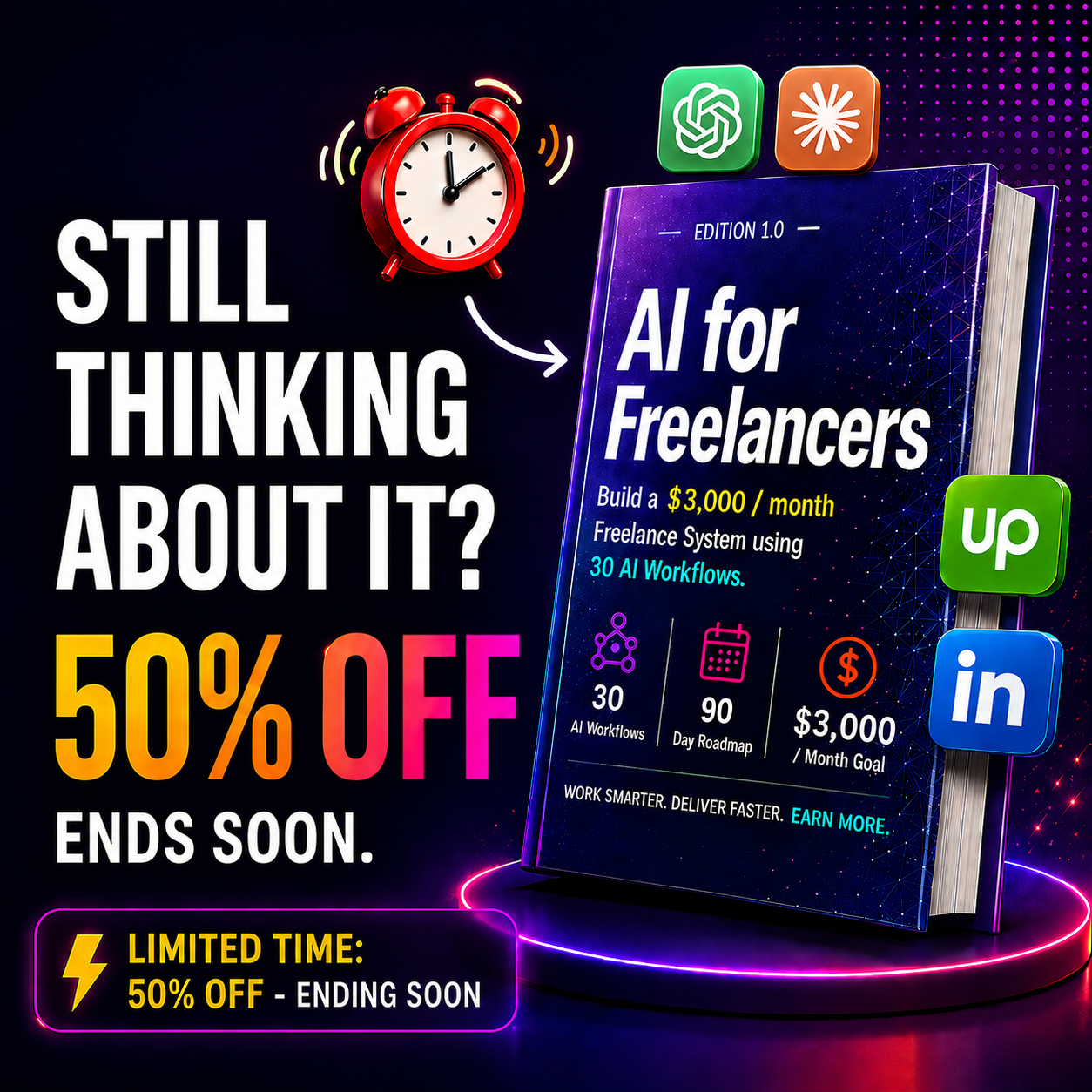 Creator Lab Facebook ad: Build an AI Freelance Income
