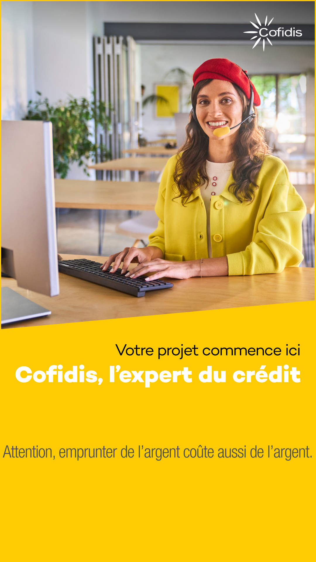 Cofidis Belgium Facebook ad