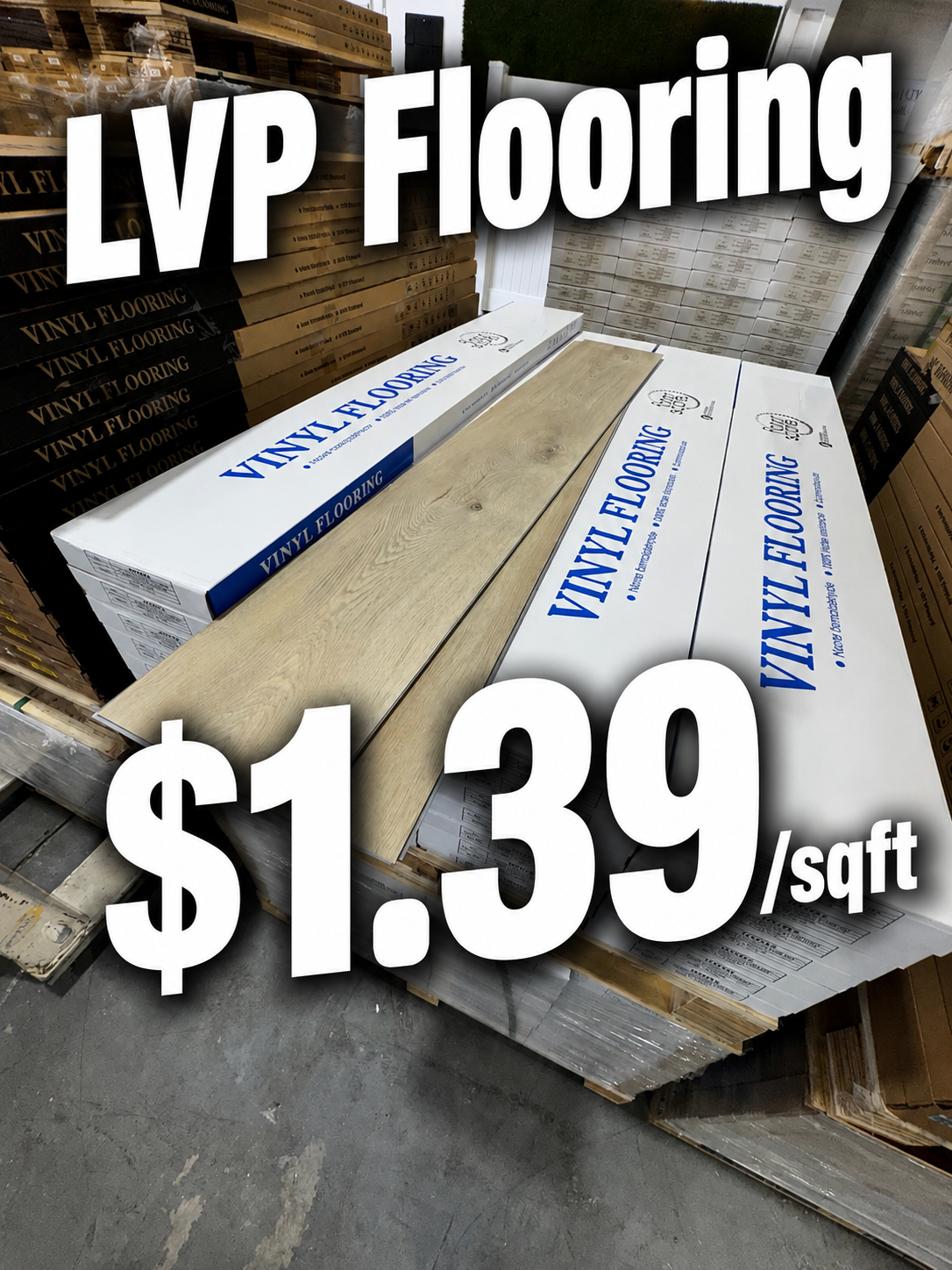 Unified Building Products - Utah Facebook ad: Waterproof LVP - $1.39/sqft
