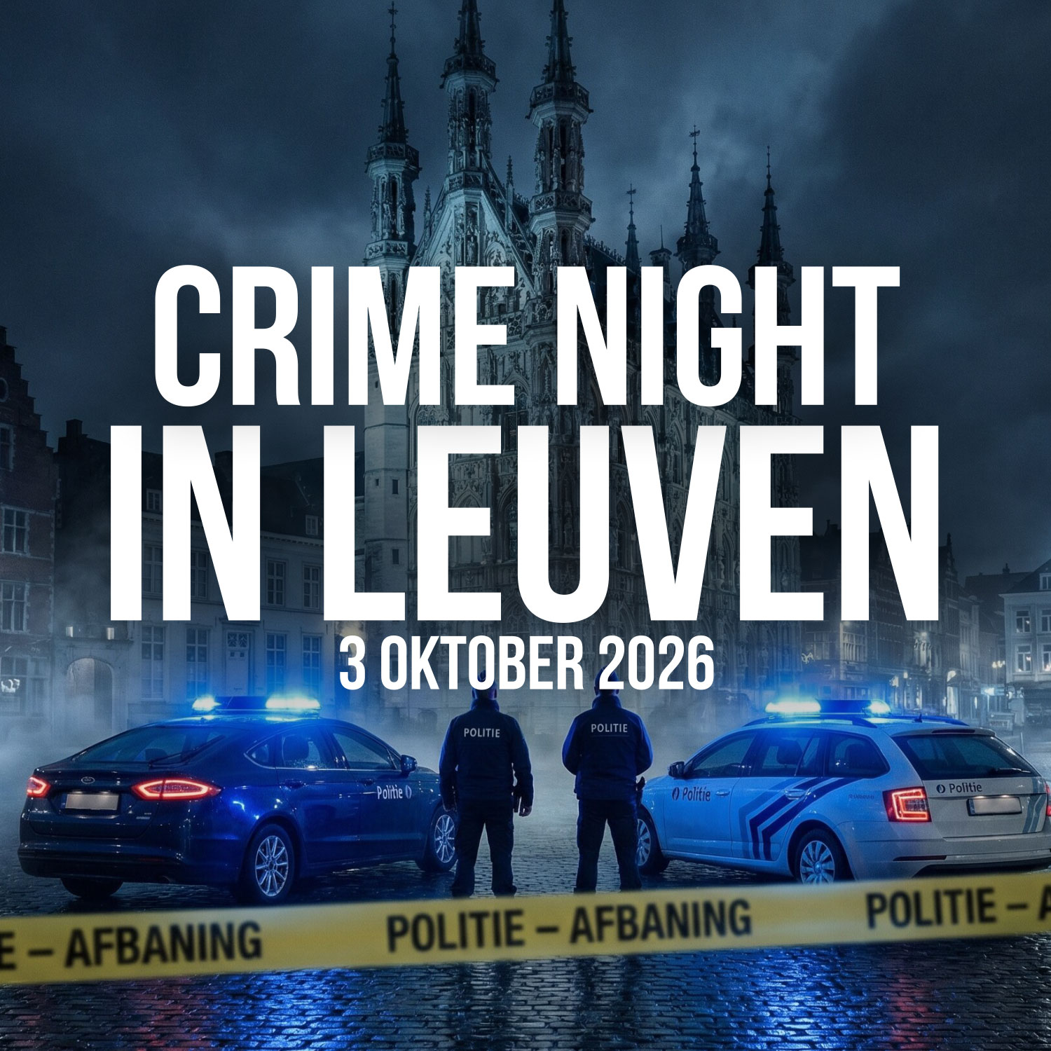 Crime Night Events Facebook ad: True Crime-avond in Leuven