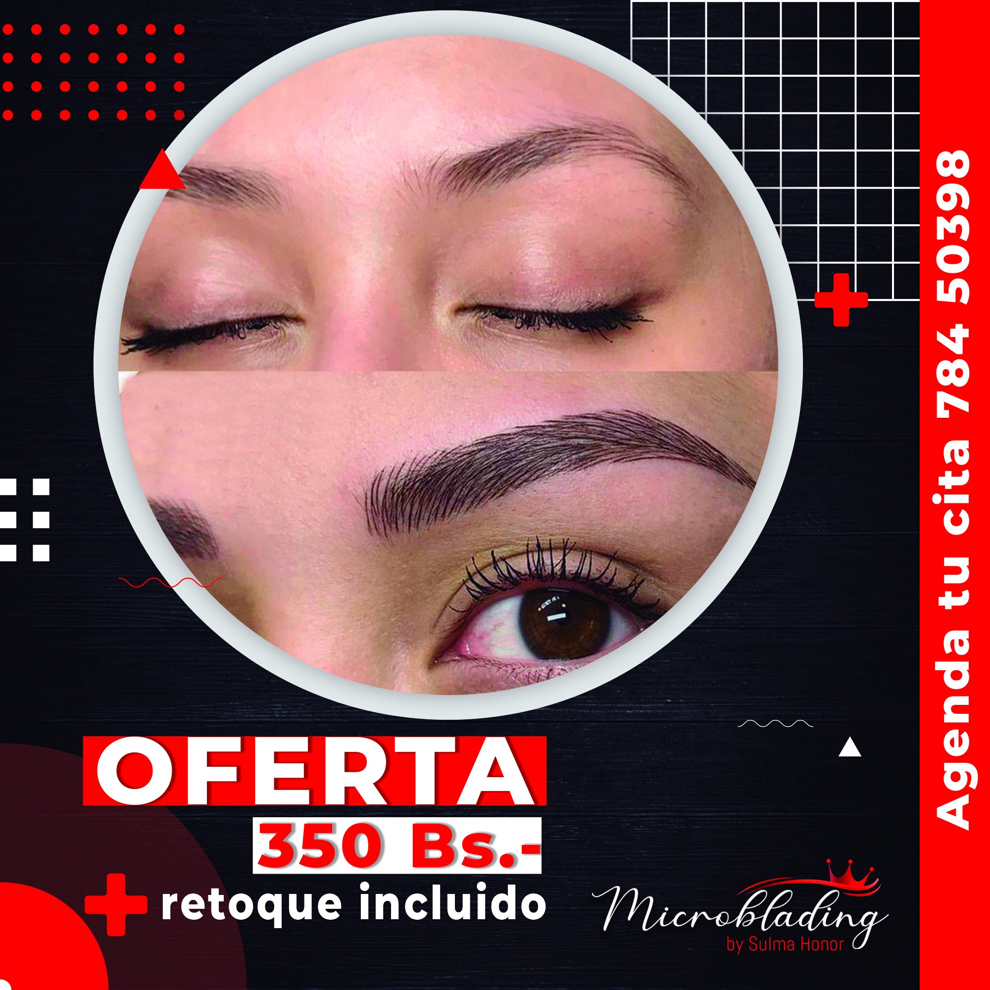 Microblading By SULMA HONOR Facebook ad from May 18, 2026