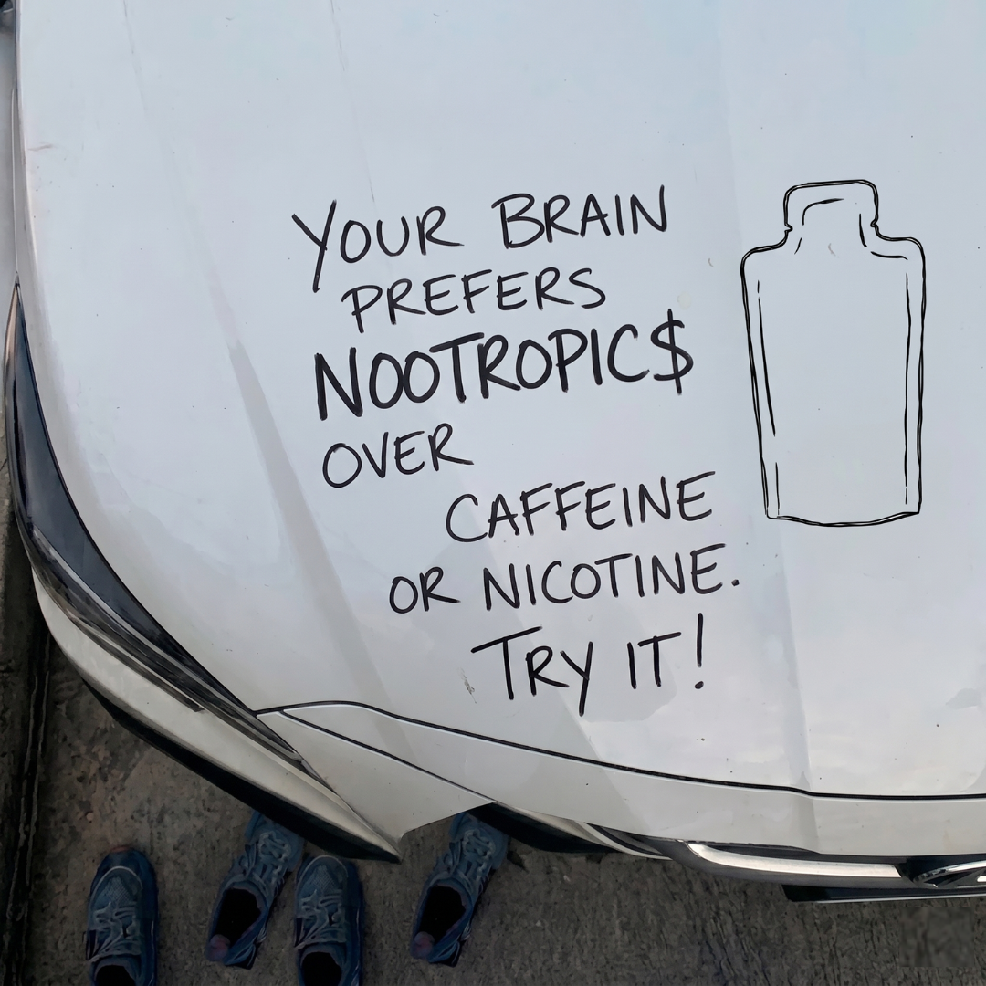 Neutropedia Facebook ad: Guilt-Free Focus in a Drink