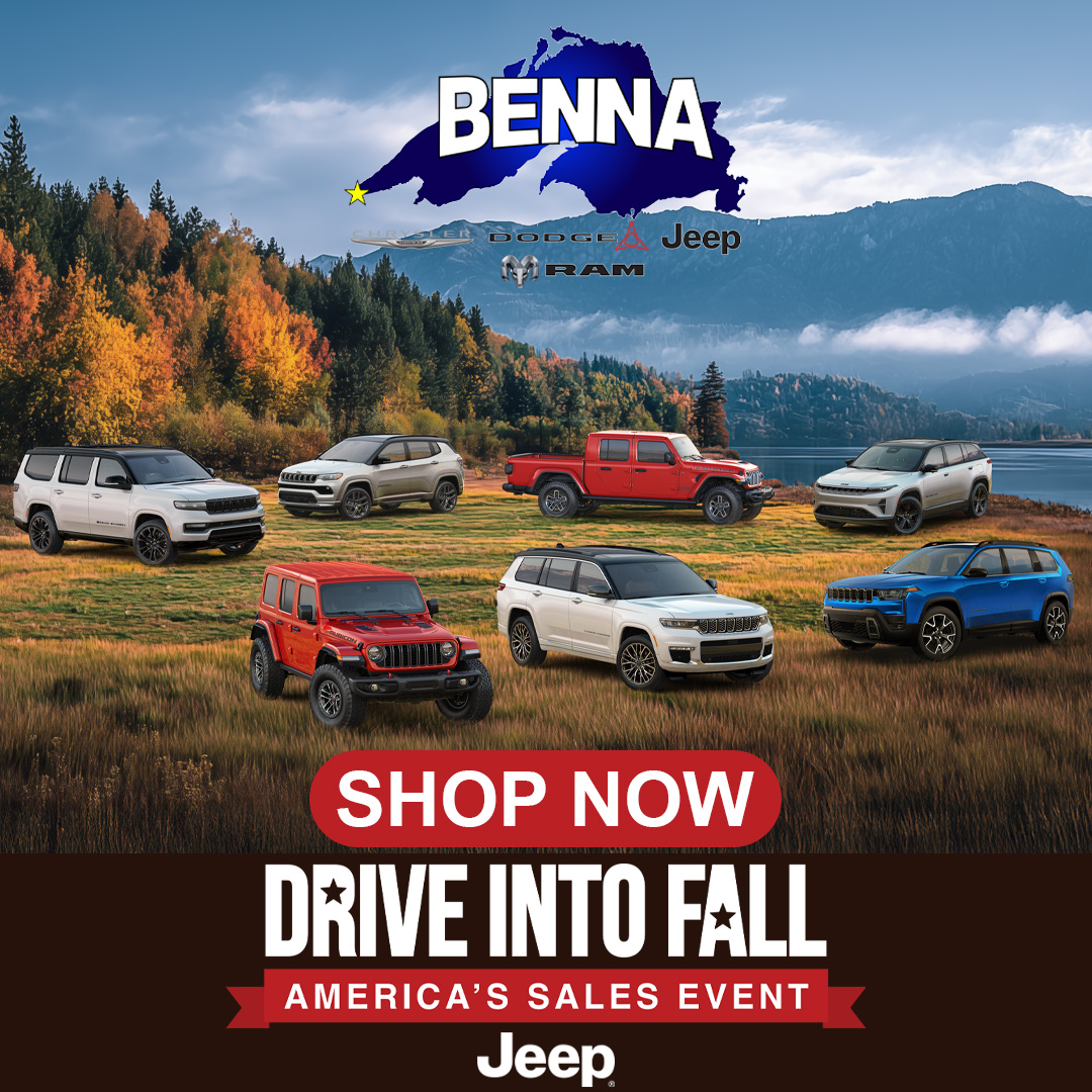 Benna Chrysler Dodge Jeep Ram Facebook ad: The Drive Into Fall Sales Event is the…