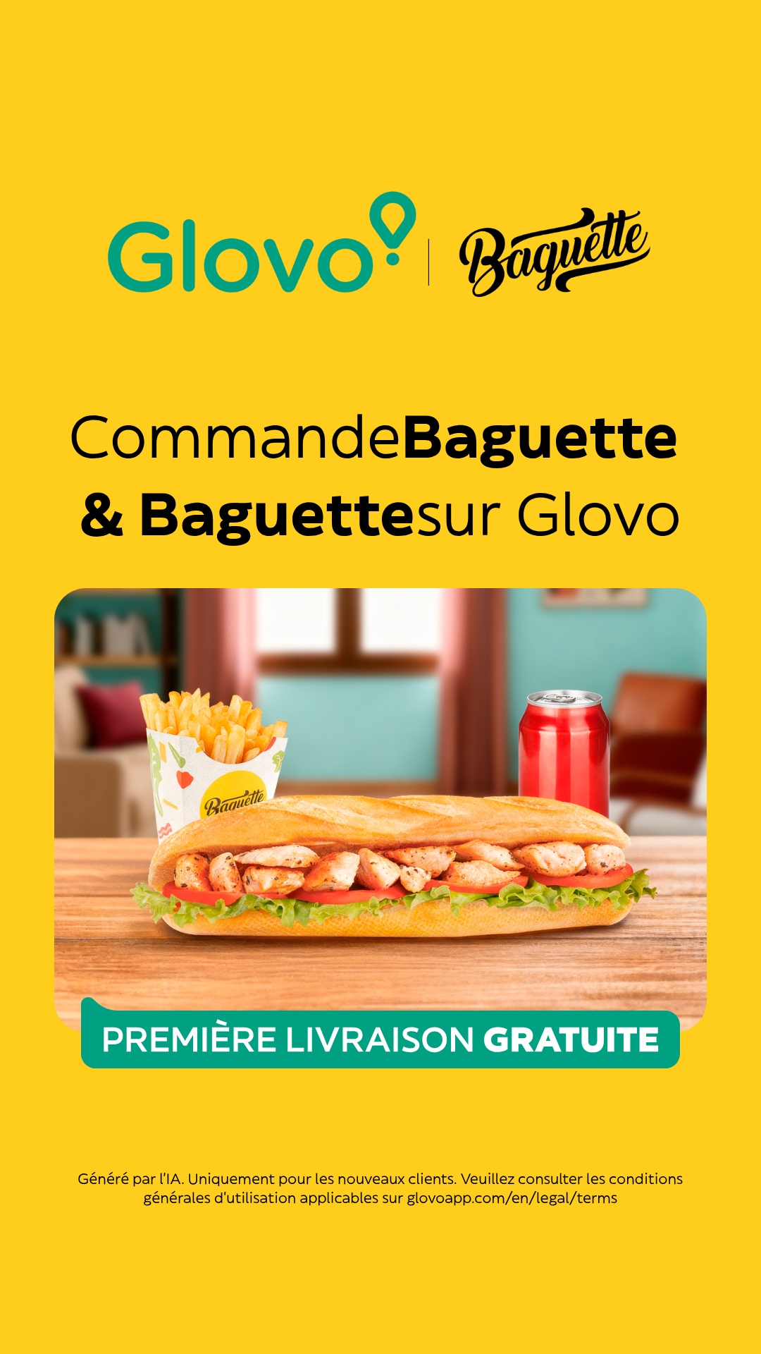 Glovo Facebook ad