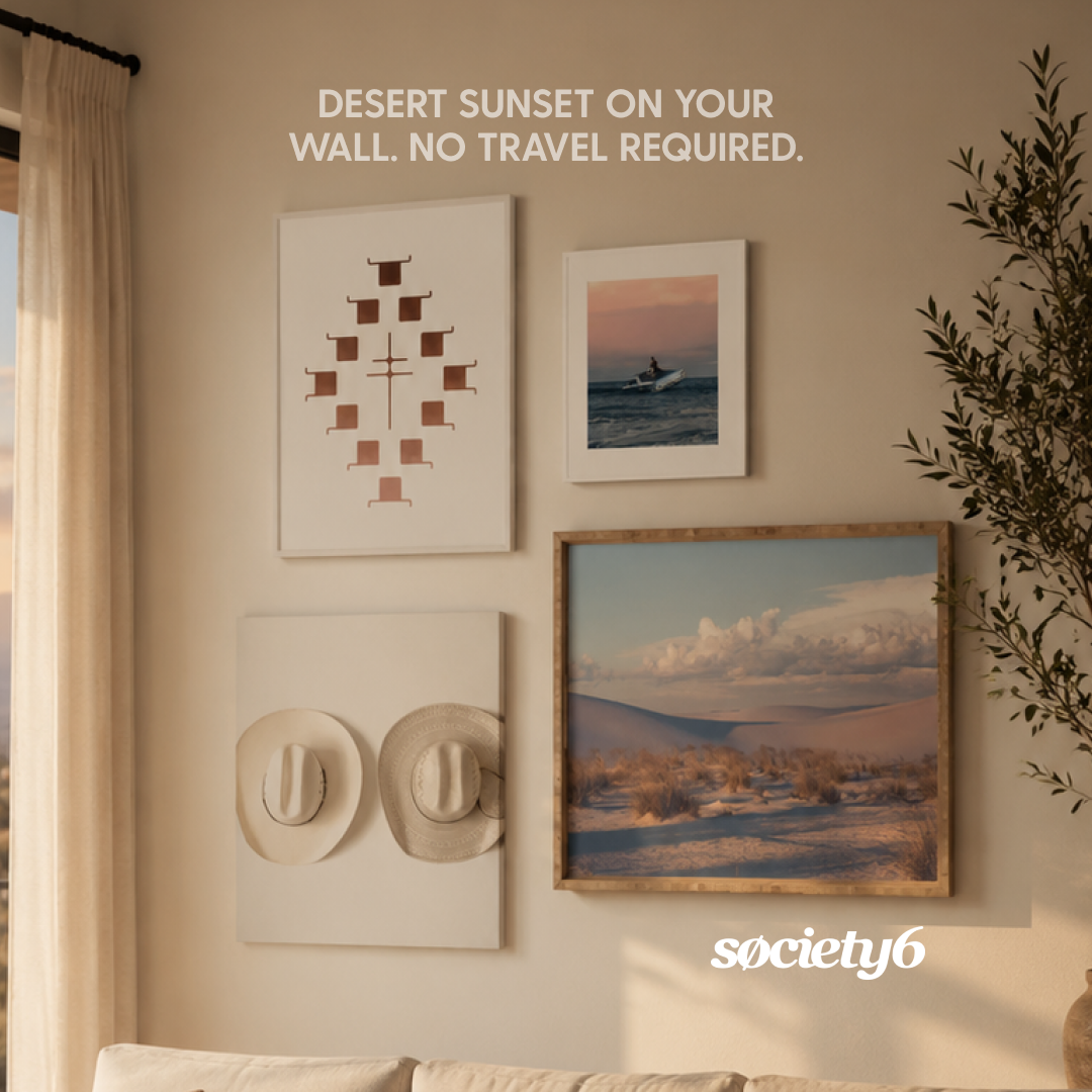 Society6 Facebook ad