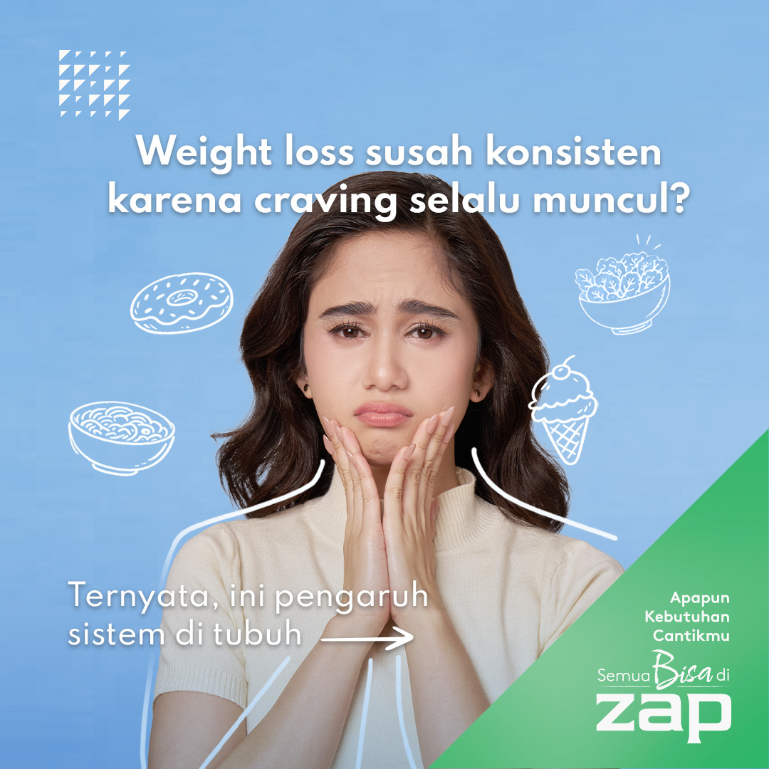 ZAP Clinic Indonesia Facebook ad: Sudah diet tapi masih sering lapar atau craving?