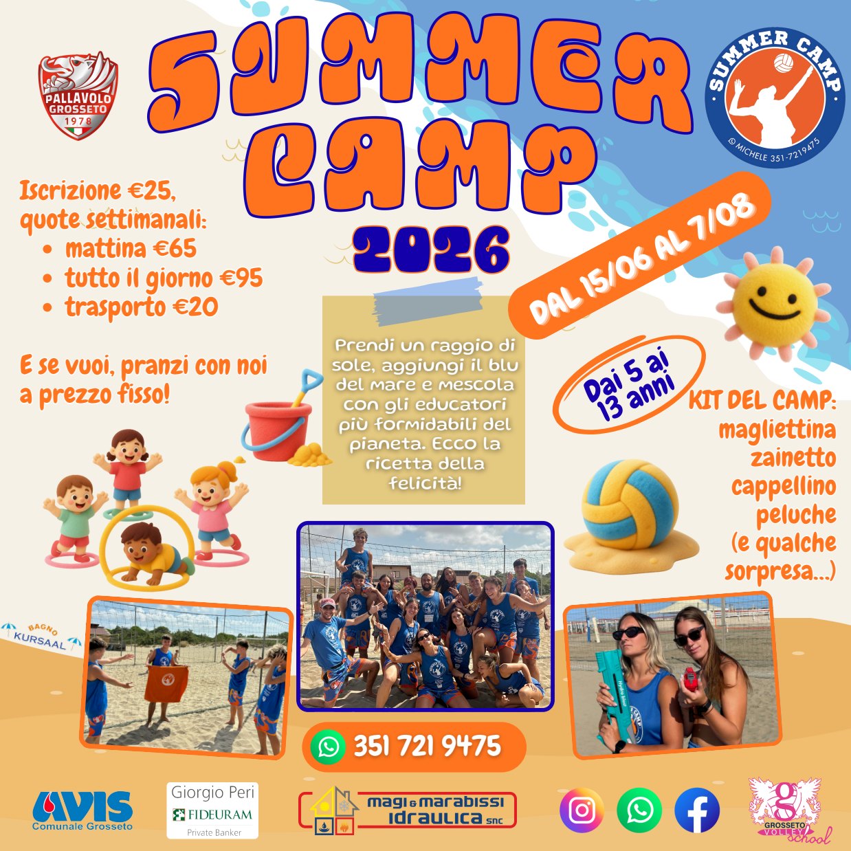 SUMMER CAMP - Grosseto Facebook ad
