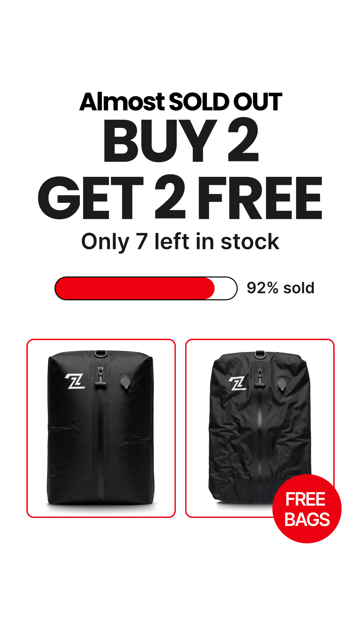 2packbag Facebook ad