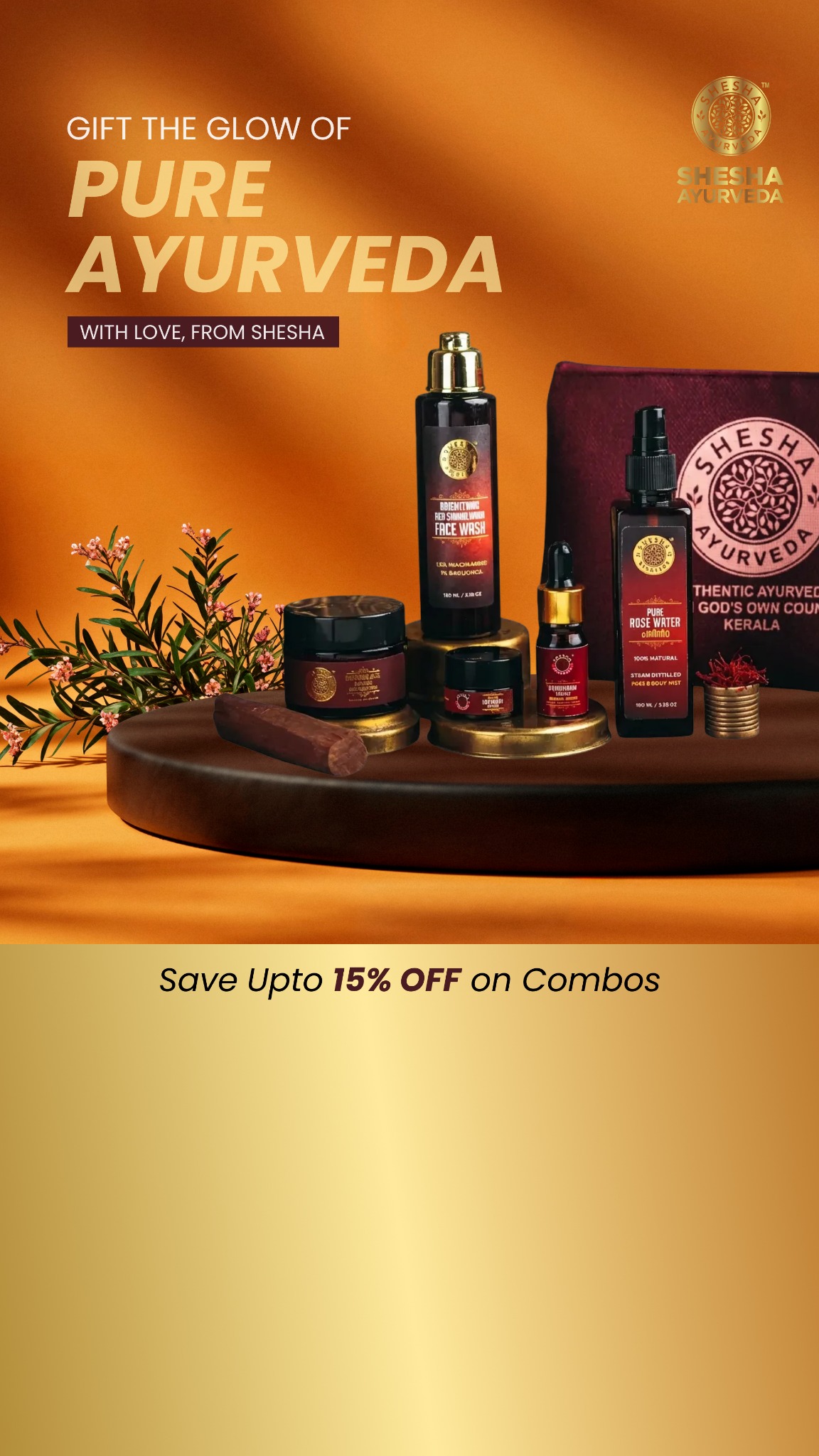 Shesha Ayurveda Facebook ad