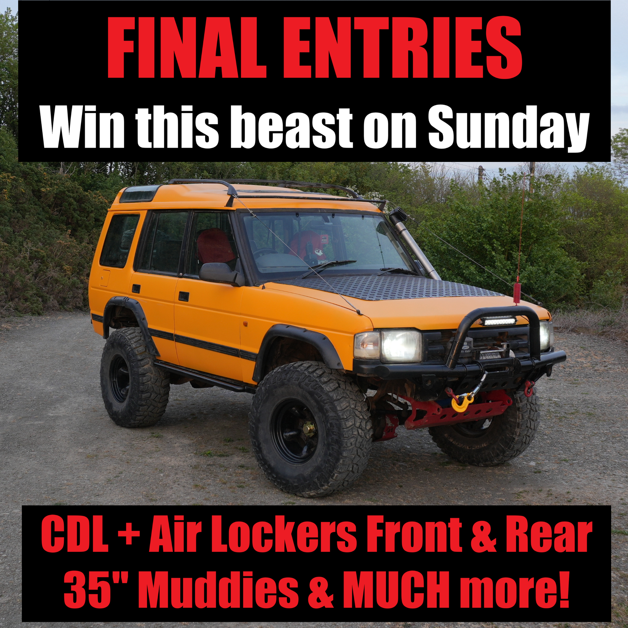 4x4 Giveaways  Facebook ad