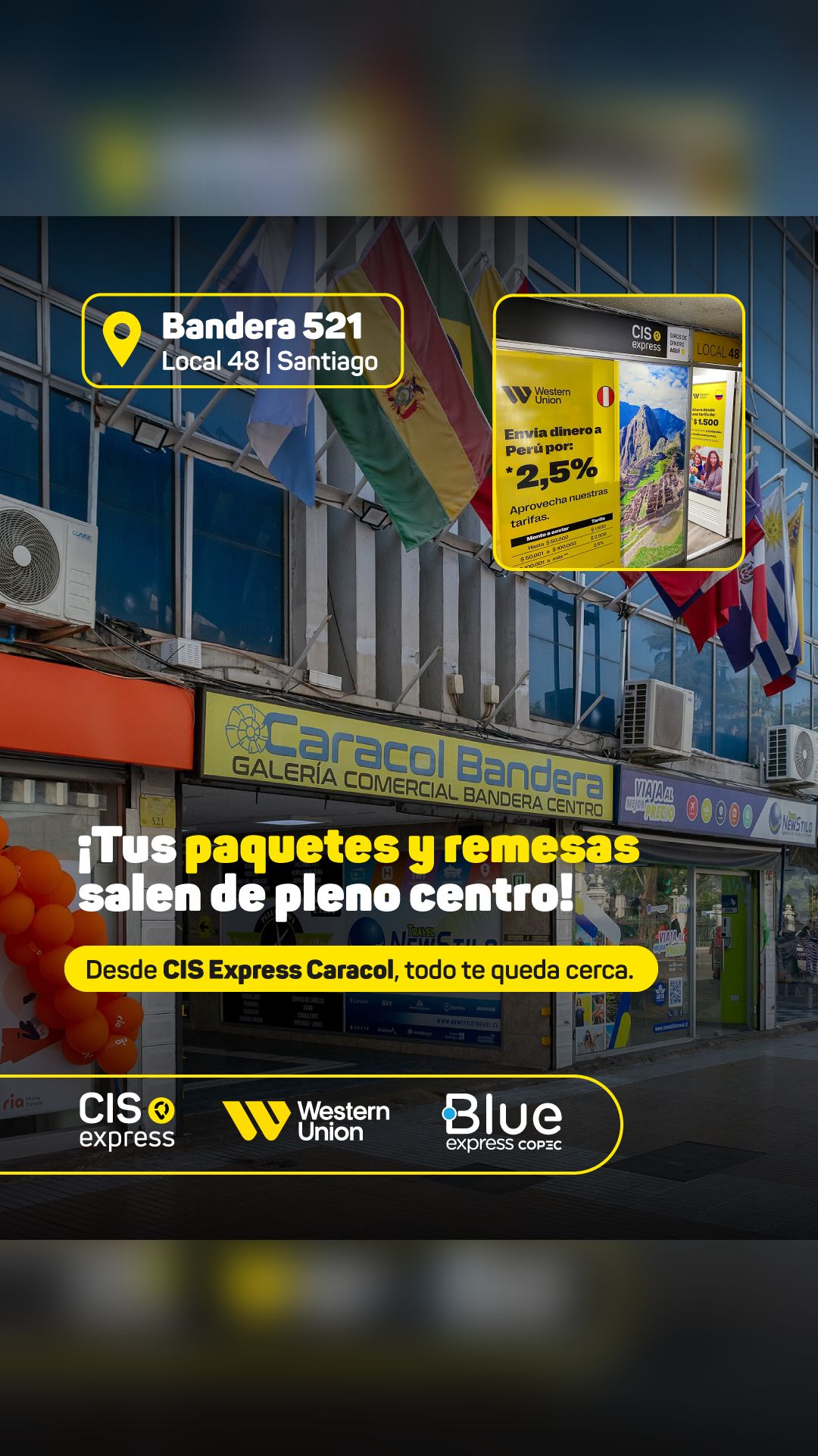 CIS Express Chile Facebook ad
