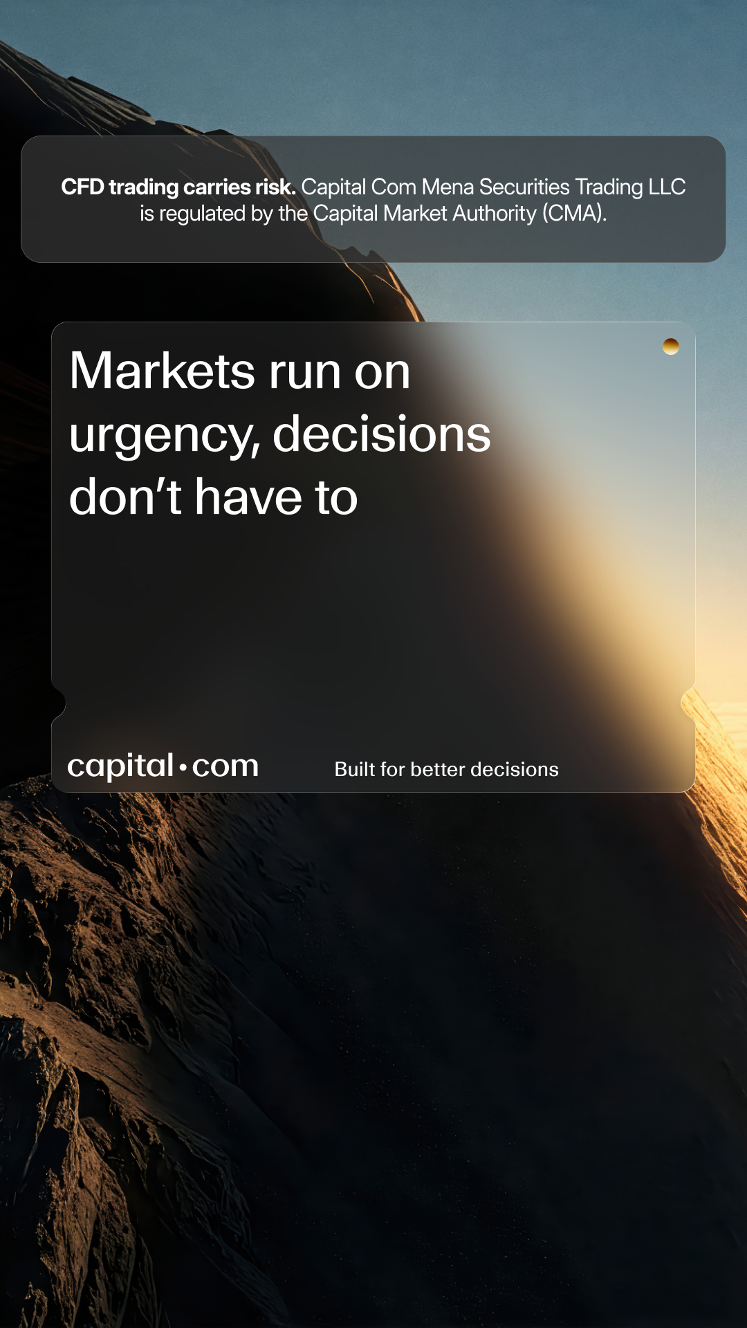 Capital.com International Facebook ad