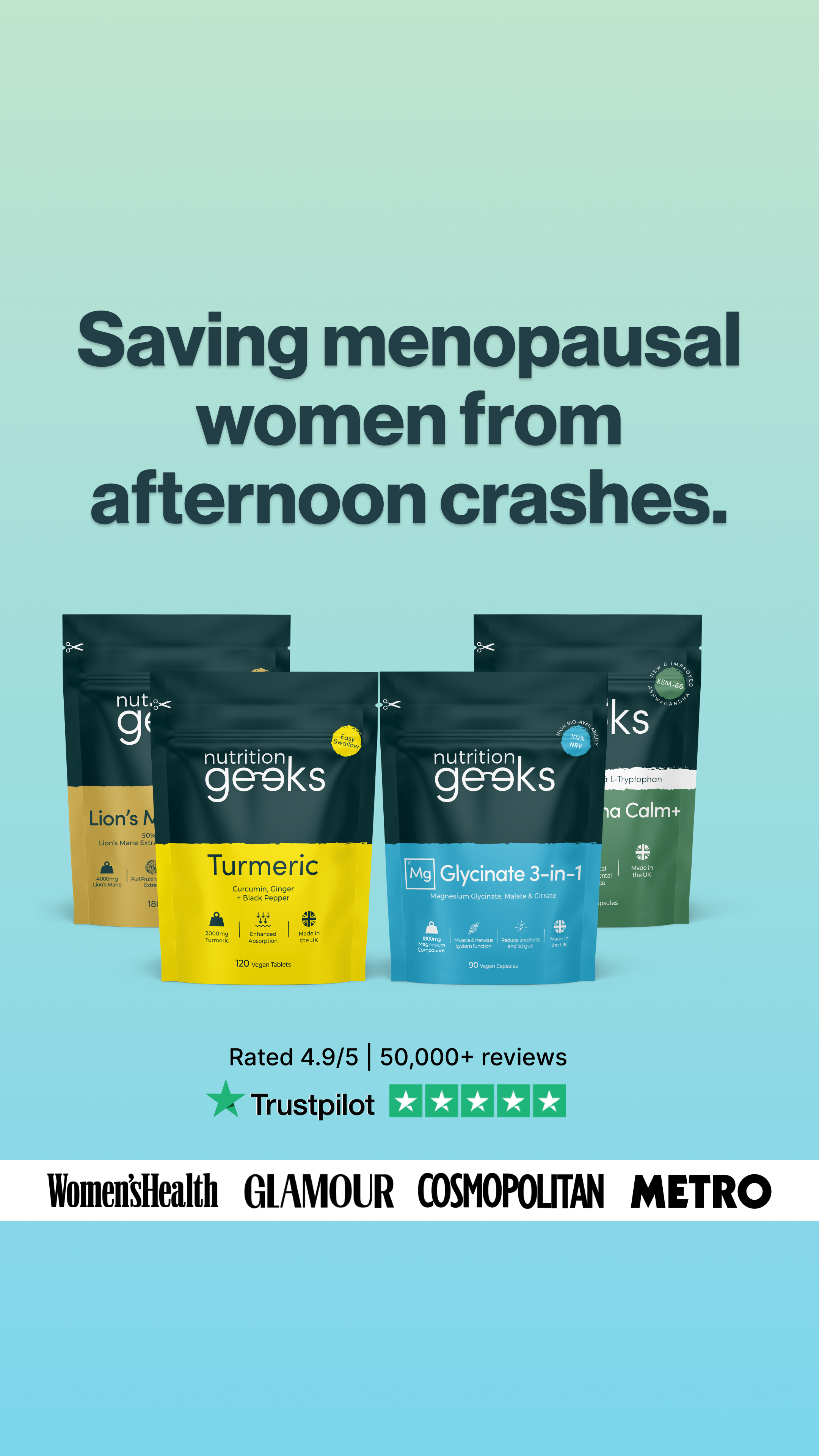 Nutrition Geeks Facebook ad