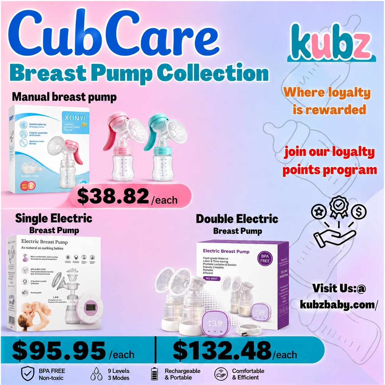 Kubz Baby Goods Facebook ad