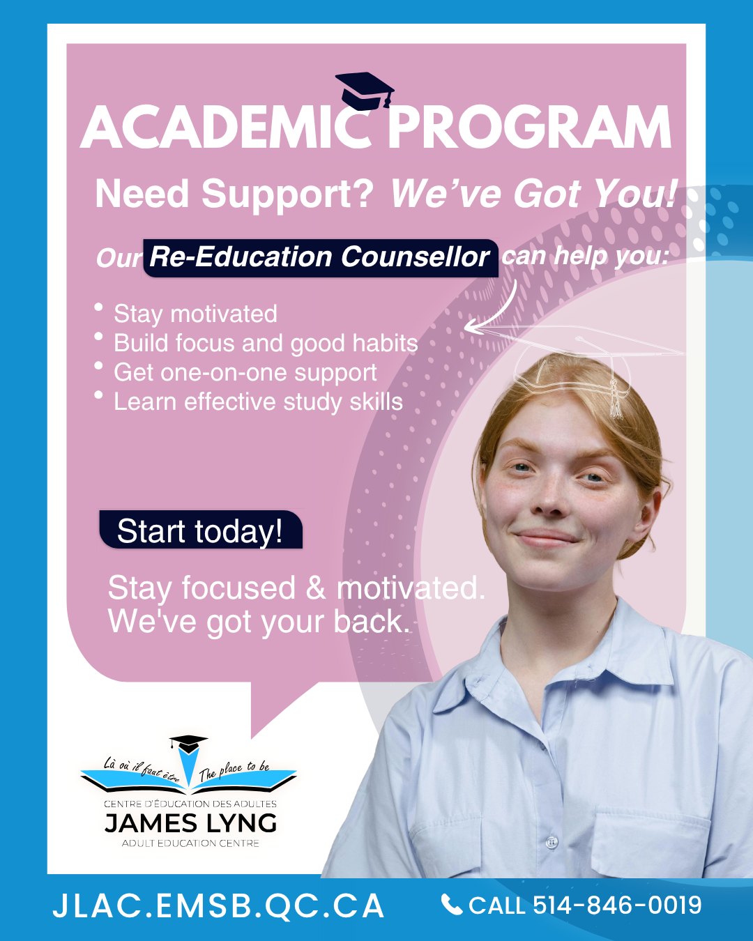 James Lyng Adult Education Centre Facebook ad