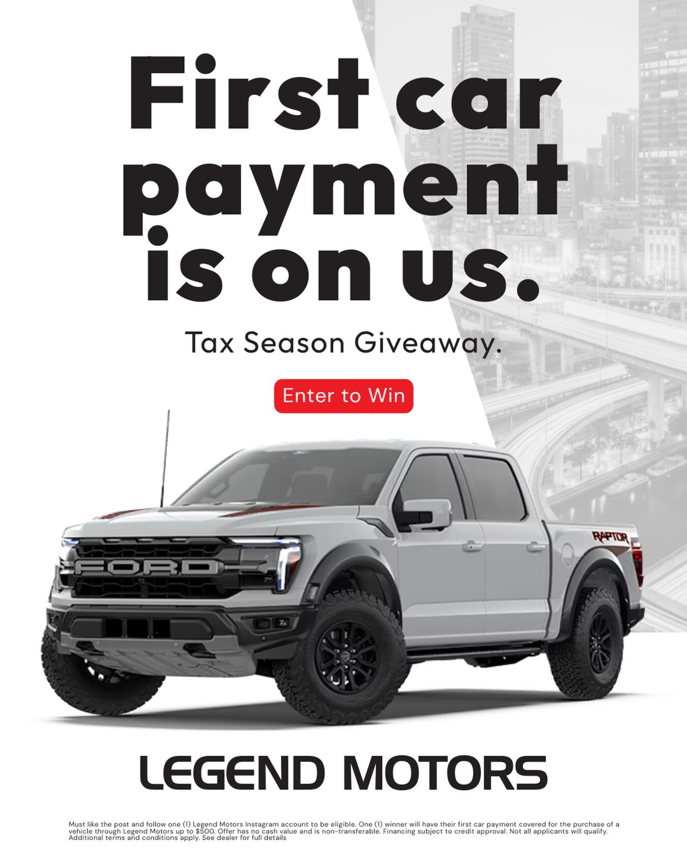 Legend Motors Facebook ad