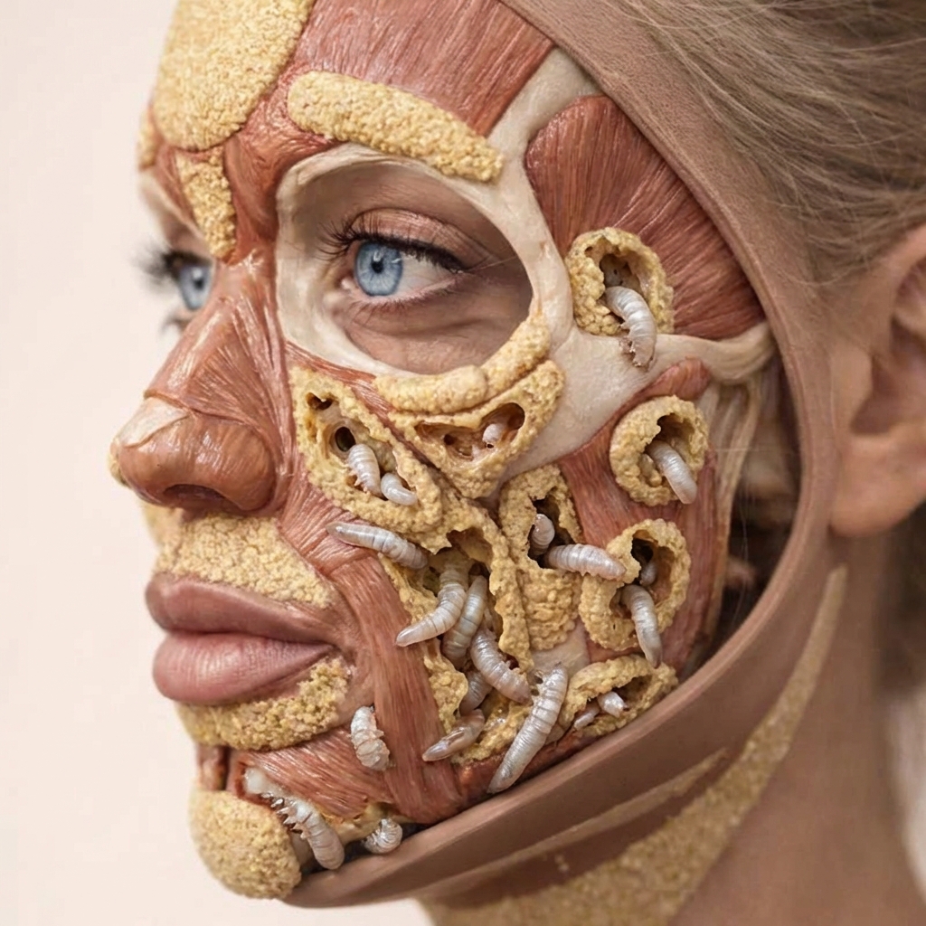 Dr. Kim Joon-ho, MD Facebook ad: Flush Parasites OUT of YOUR FACE!