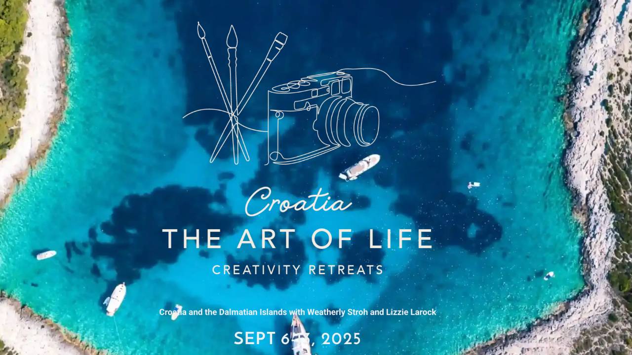Lizzie Larock of The Life Feast Facebook ad: Want to drool over the full itinerary?!
