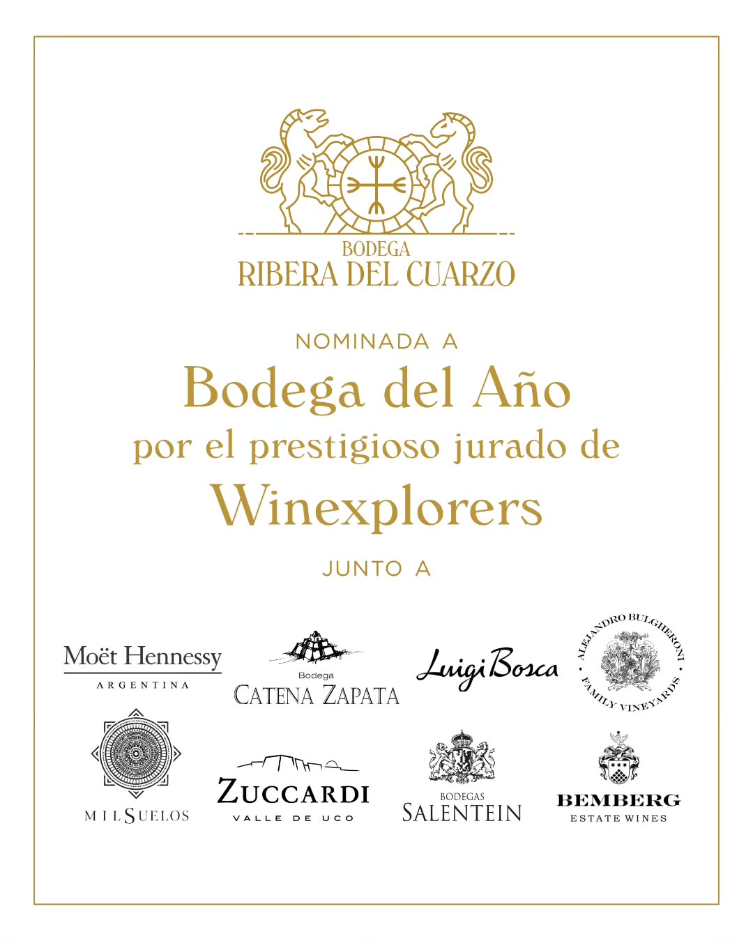 Casa Pirque Facebook ad: Bodega @riberadelcuarzo nominada como Mejor Bodega del Año…