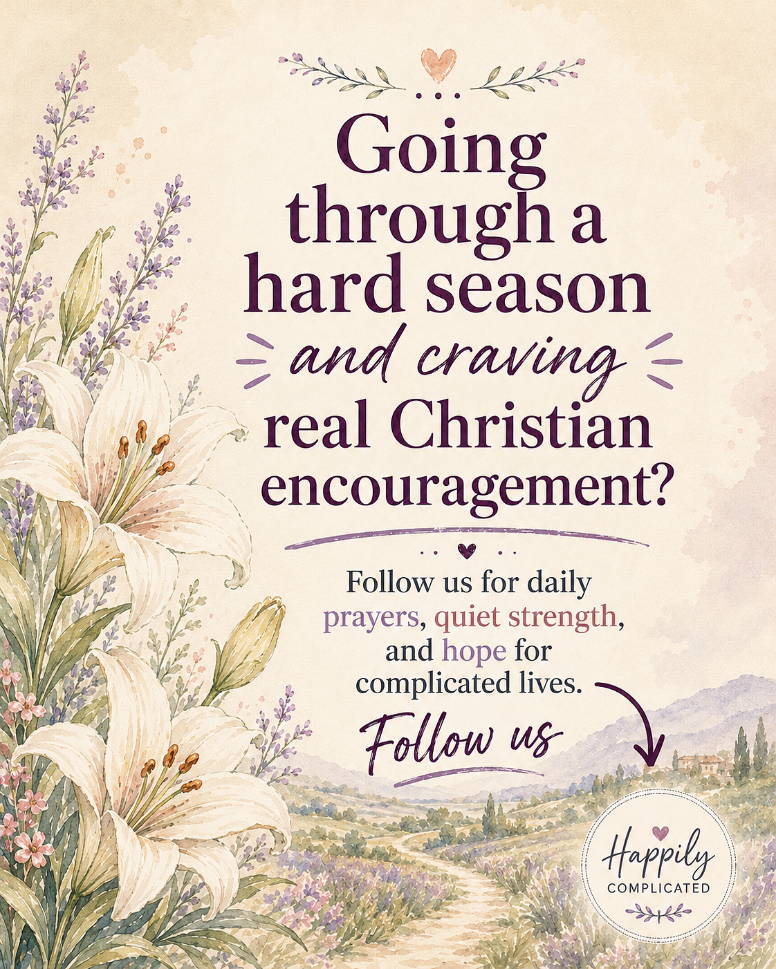 Happily Complicated Facebook ad: You’ve carried enough in silence.